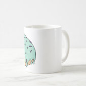 Individuell gestaltbare Doppel-Knöchel mit Sprinkl Kaffeetasse (VorderseiteRechts)