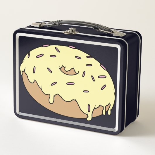 Individuell gestaltbare Doppel-Knöchel mit Sprinkl Metall Brotdose (Vorderseite)