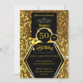 Individuell gestaltbare Einladung zum 50. (Vorderseite)
