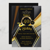 Individuell gestaltbare Einladung zum Geburtstag (Vorne/Hinten)