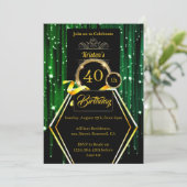 Individuell gestaltbare Einladung zum Geburtstag (Stehend Vorderseite)