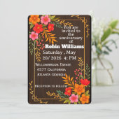 Individuell gestaltbare Einladung zum Geburtstag f (Stehend Vorderseite)