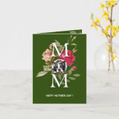 Individuell gestaltbare französische Bulldog-Mutte Karte (Gelbe Blume)