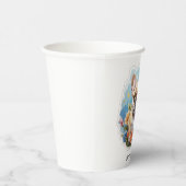 Individuell gestaltbare Frenchie im Garten Pappbecher (Rechts)