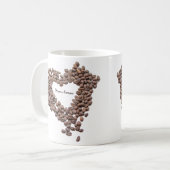 Individuell gestaltbare Kaffeemaschine Tasse Kaffe (Vorderseite Links)