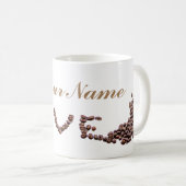Individuell gestaltbare Kaffeemaschine Tasse Kaffe (VorderseiteRechts)