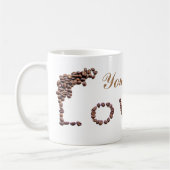 Individuell gestaltbare Kaffeemaschine Tasse Kaffe (Links)
