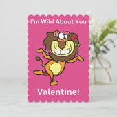 Individuell gestaltbare Kindertageskarte Valentins Feiertagskarte (Stehend Vorderseite)