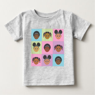 Individuell gestaltbare Naturhaargeschenke! Baby T-shirt