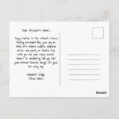 Individuell gestaltbare 🐶 Osterfreude mit Furry F Postkarte (Rückseite)