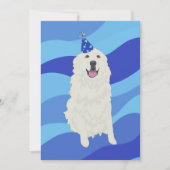 Individuell gestaltbare Pyrenäen zum Geburtstag Einladung (Vorderseite)