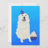 Individuell gestaltbare Pyrenäen zum Geburtstag Einladung (Vorderseite)