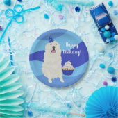 Individuell gestaltbare Pyrenäen zum Geburtstag Pappteller (Party)