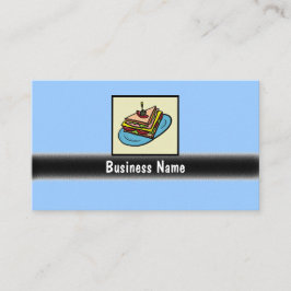 Individuell gestaltbare Sandwich-Shop-Visitenkarte Visitenkarte