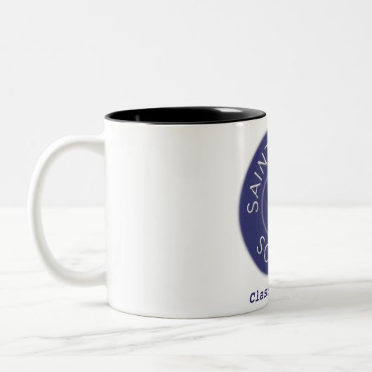 Individuell gestaltbare St. Alice School Tradition Zweifarbige Tasse (Links)