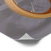 Individuell gestaltbare Stadtbezeichnung Fahrradku Poster (Ecke)