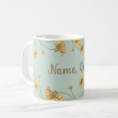 Individuell gestaltbare Tasse des Blumencoffee Tee (Vorderseite Links)