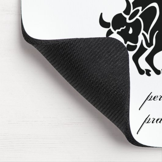 Individuell gestaltbare Taurus-Merkmale im griechi Mousepad (Ecke)