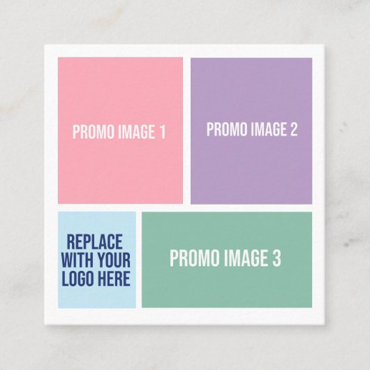 Individuell gestaltbare Visitenkarte für Werbezwec (Vorderseite)