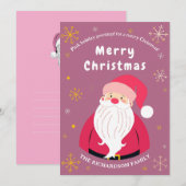 Individuell gestaltbare Weihnachtskarte Feiertagskarte (Vorne/Hinten)