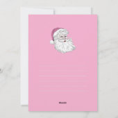 Individuell gestaltbare Weihnachtskarte Feiertagskarte (Rückseite)