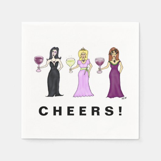 Individuell gestaltbare Weine Serviette (Vorderseite)