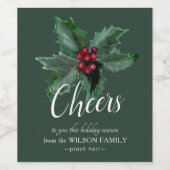 Individuell gestaltbare Weinetiketten mit Elegant  Weinetikett (Einzelnes Label)