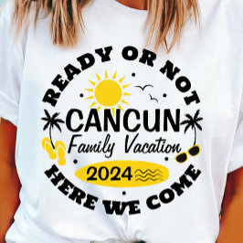 Individuell gestaltbarer Cancun Family Vacation T  T-Shirt