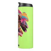 Individuell gestaltbarer karibischer Karneval-Them Thermosbecher (Nach rechts gedreht)