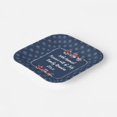 Individuell gestaltbares 4. Juli Celebration Desig Pappteller (Gewinkelt)