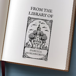 Individuell gestaltbares Buchzeichen der Märchenbu Gummistempel