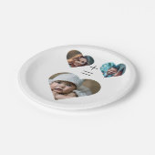 Individuell gestaltbares Foto Pappteller (Schrägansicht)