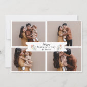 Individuell gestaltbares Foto zum Muttertag Feiertagskarte (Vorderseite)
