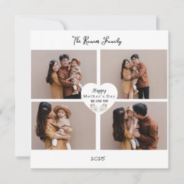 Individuell gestaltbares Foto zum Muttertag Feiertagskarte