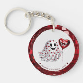 Individuell gestaltbares Romantisches Valentintags Schlüsselanhänger (Vorderseite)