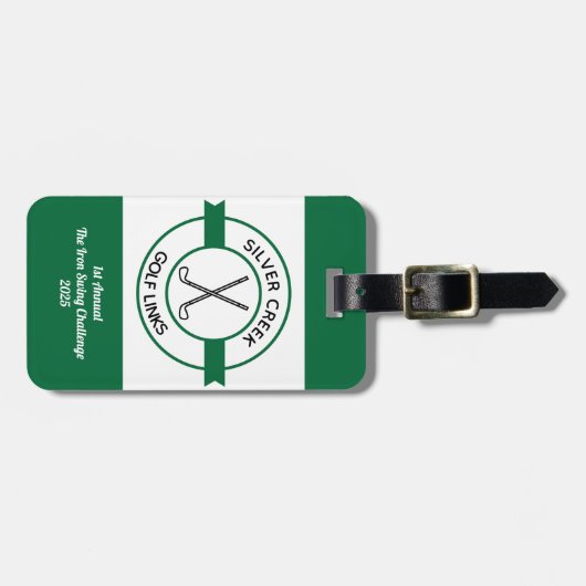 Individuell gestalten Sie Ihr eigenes Golfturnier Gepäckanhänger (Vorderseite horizontal)