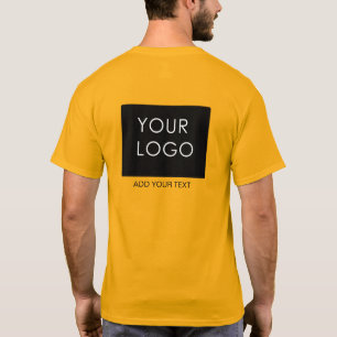 Individuell gestaltete Add-Logos für Unternehmen T-Shirt