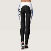 Individuell gestaltete Athletics Club-Leggings Ver Leggings (Rückseite)