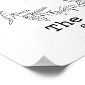 Individuell gestaltete Begrüßung beim Nestdruck Poster (Ecke)