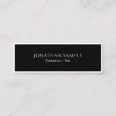 Individuell gestaltete, Berufliche, moderne, schla Mini Visitenkarte (Vorderseite)