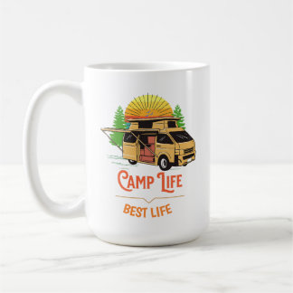 Individuell gestaltete Campingplätze Best Life Cam Kaffeetasse