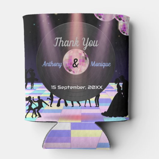 Individuell gestaltete Diskothek Dosenkühler (Rückseite)