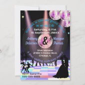 Individuell gestaltete Diskothek - Einladung (Vorderseite)