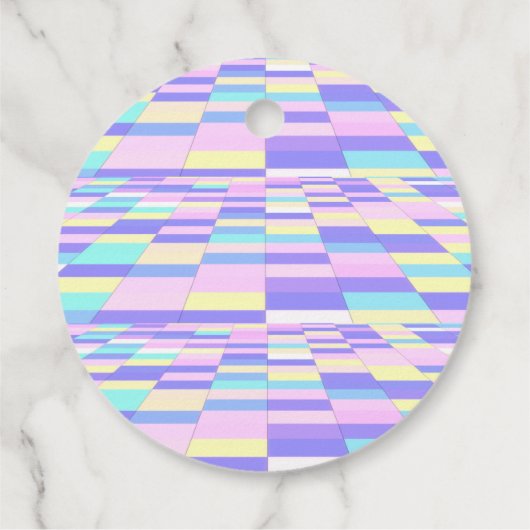 Individuell gestaltete Diskothek Geschenkanhänger (Rückseite)