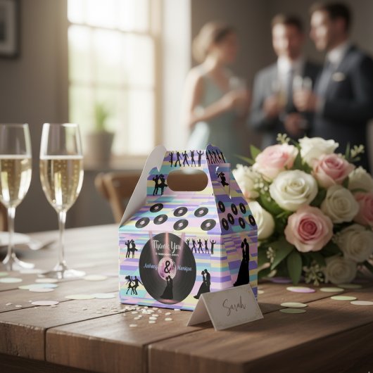 Individuell gestaltete Diskothek Geschenkschachtel