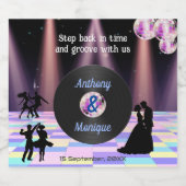 Individuell gestaltete Diskothek Schaumweinetikett (Einzelnes Label)