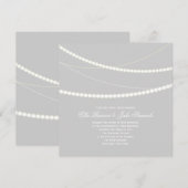 Individuell gestaltete elegante Highlights Hochzei Einladung (Vorne/Hinten)