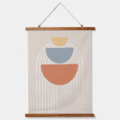 Individuell gestaltete Farben Moderne Abstrakte Ku Wandteppich Mit Holzrahmen (Vorderseite)