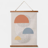 Individuell gestaltete Farben Moderne Abstrakte Ku Wandteppich Mit Holzrahmen (Vorderseite 3)