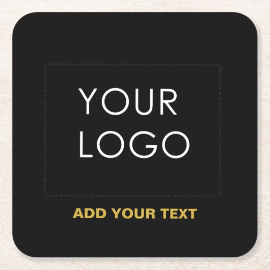 Individuell gestaltete Firmenhinweise - Modernes S Rechteckiger Pappuntersetzer (Vorderseite)